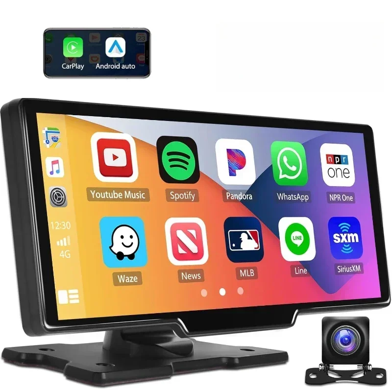 

Wireless car play driving recorder high definition 2K/4K streaming media, with reversing image, projection recorder