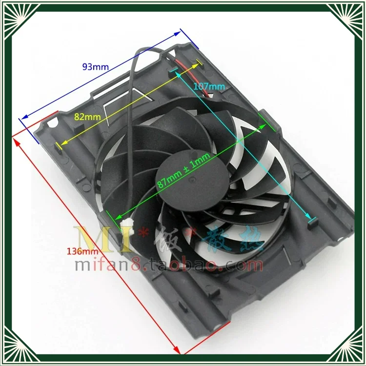 Graphics Card Cooling Fan For Inno3D GT620 GT630 GT730 Massive Dragon Supreme Warrior Version Video Card Cooler Fan