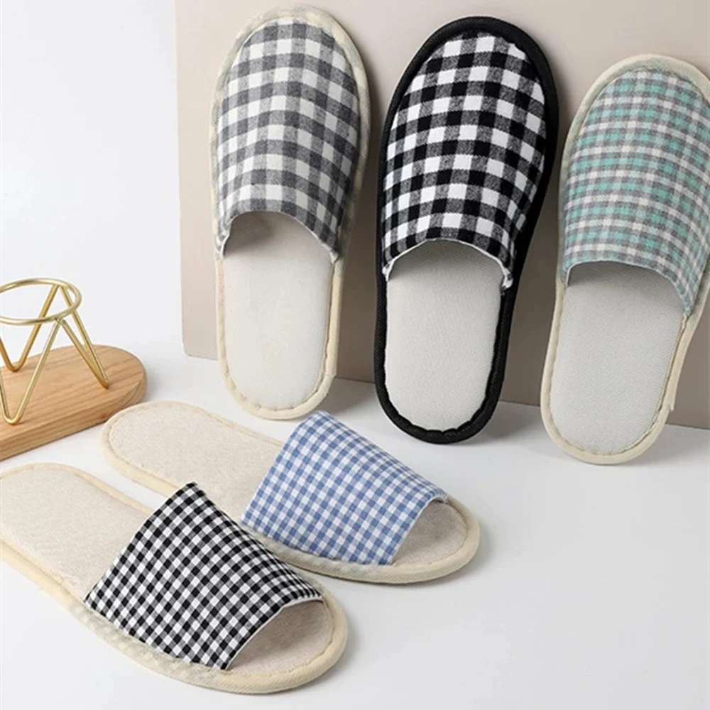 

Летние льняные тапочки для мужчин и женщин, домашняя нескользящая напольная обувь, дорожные тапочки для отеля, дышащие тапочки с открытым носком, домашние тапочки для гостей