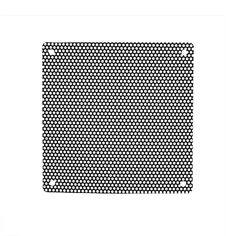 30pcs/lot 12CM dustproof net cover filter 2mm air hole computer case PVC fan net detachable cleaning big hole breathable 9mm