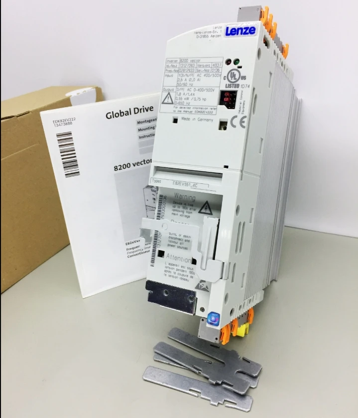 Brand New Lenze E82EV551K4C Lenze E82EV113 EMF2177IB I700 I550 8400 8200 Vector 400V 550W Frequency Inverter Servo