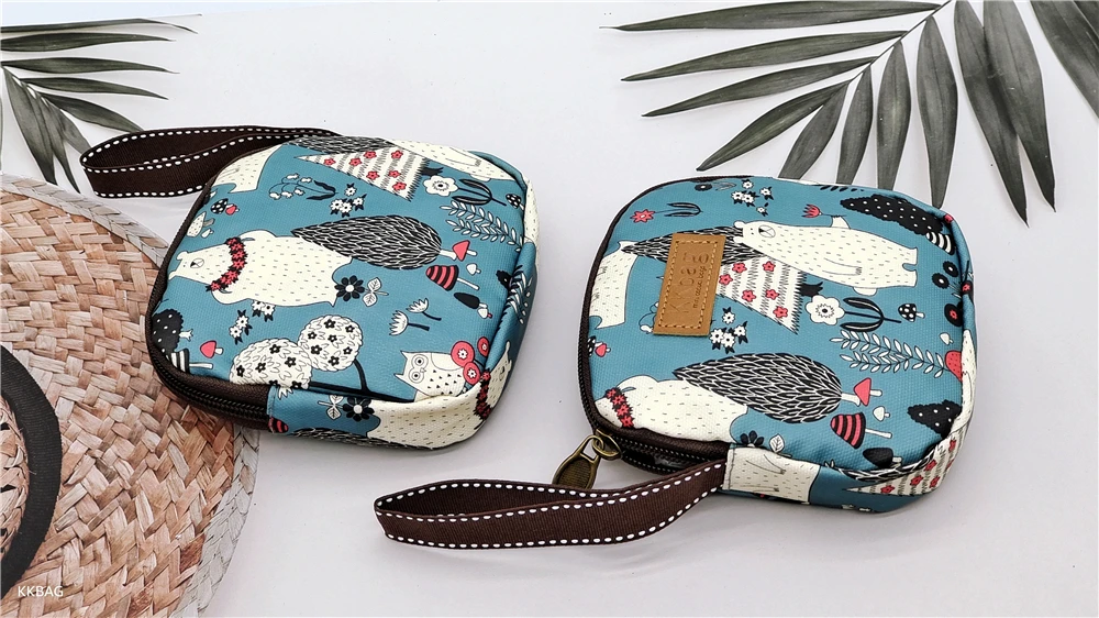 Nette Tampon Lagerung Tasche Frauen Mädchen Serviette Sanitär Pad Beutel Kosmetik Tasche Fall Tragbare Geldbörse Mini Reise Veranstalter – Detail 17