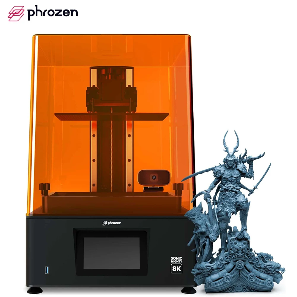 

Phrozen Sonic Mighty 8K LCD Resin 3D Printer with 28um Resolution Large 218x123x235cm Industrial Desktop LCD Resin 3D Printer