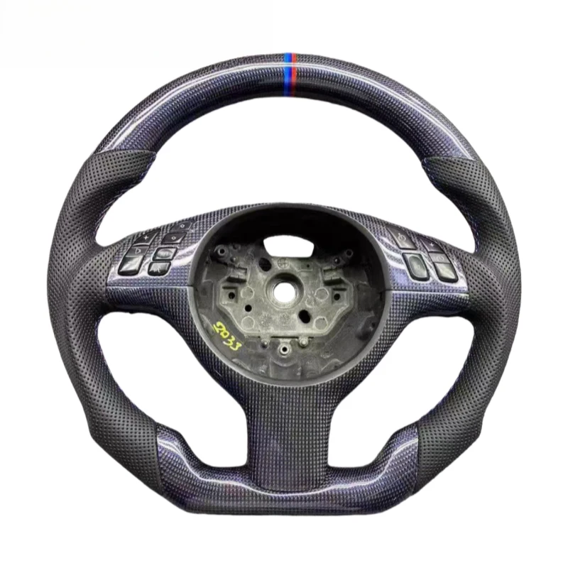 

Factory Direct Sale, Suitable for E46 M3, E53 E71, E85, E89, E90, Customizable Carbon Fiber Steering Wheel