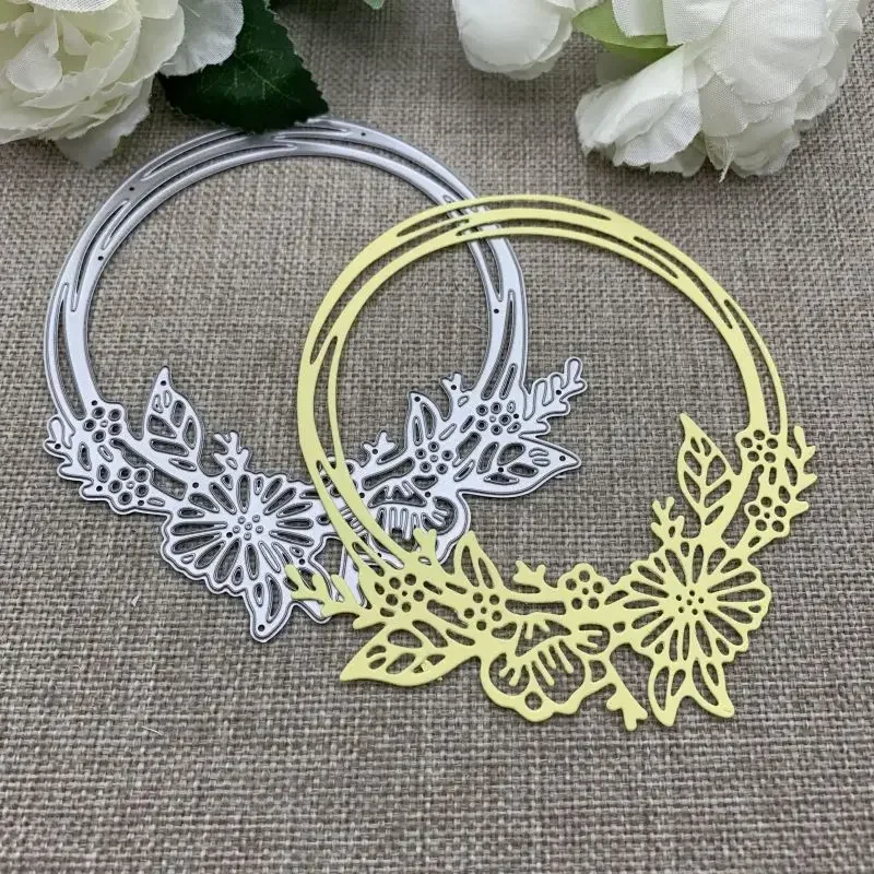 

Flower Ring Metal Cutting Dies Stencils For DIY Scrapbooking Decorative Handcraft Die Cutting Template Mold