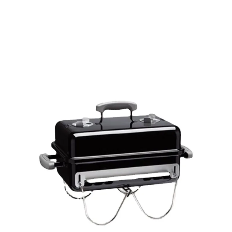 

Portable grill, outdoor charcoal multi-functional household low-smoke skewer