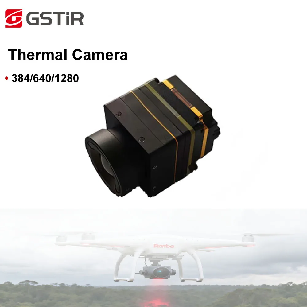 640X512 FPV Cvbs /MIPI Thermal Camera Twin612G2 FPV Drone Infrared Thermal Imaging Camera UAV GST Brand Mini Drone Camera LWIR