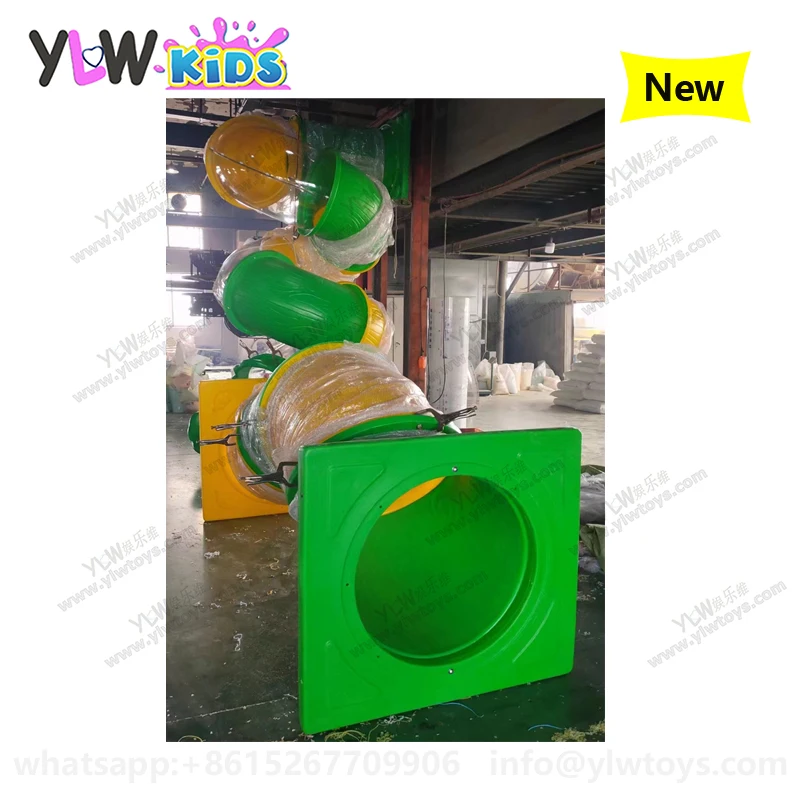 

YLWCNN Custom Plastic Tube Slide Playground,Kids Amusement Spiral Slide Barrel Garden Slide Park Plastic Slide Pieces