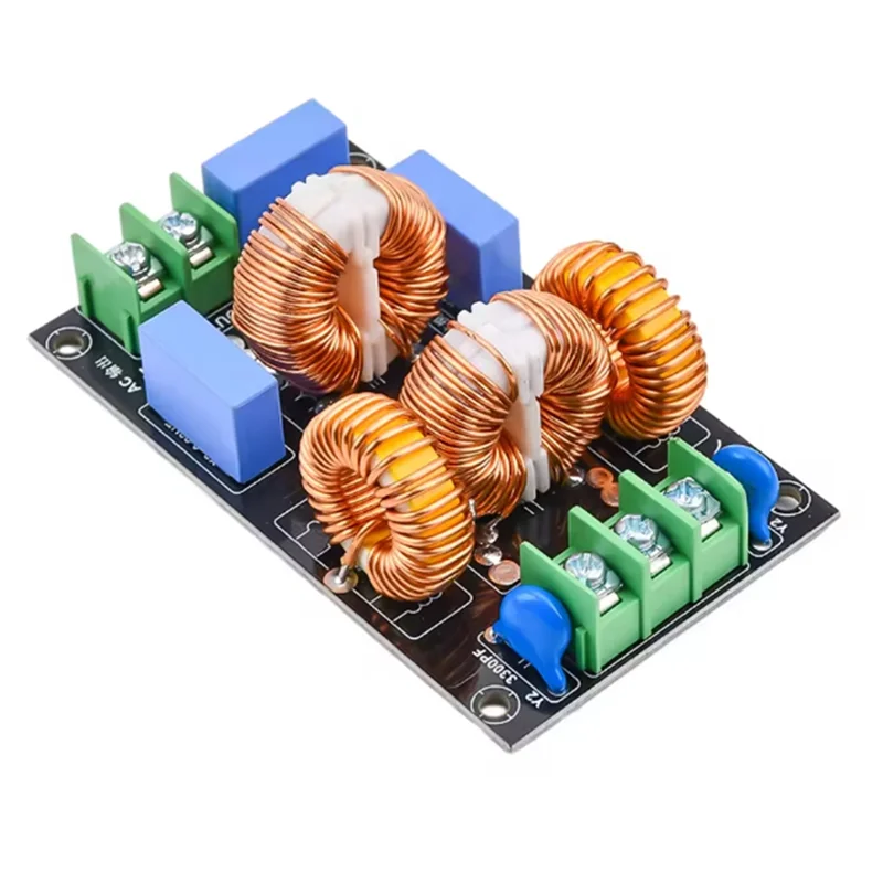 【ELEVATE LIFE】Audio Amplifier EMI Power Filter Filtering Board Power Supply Filter Common Mode High Current Electromagnetic Hifi