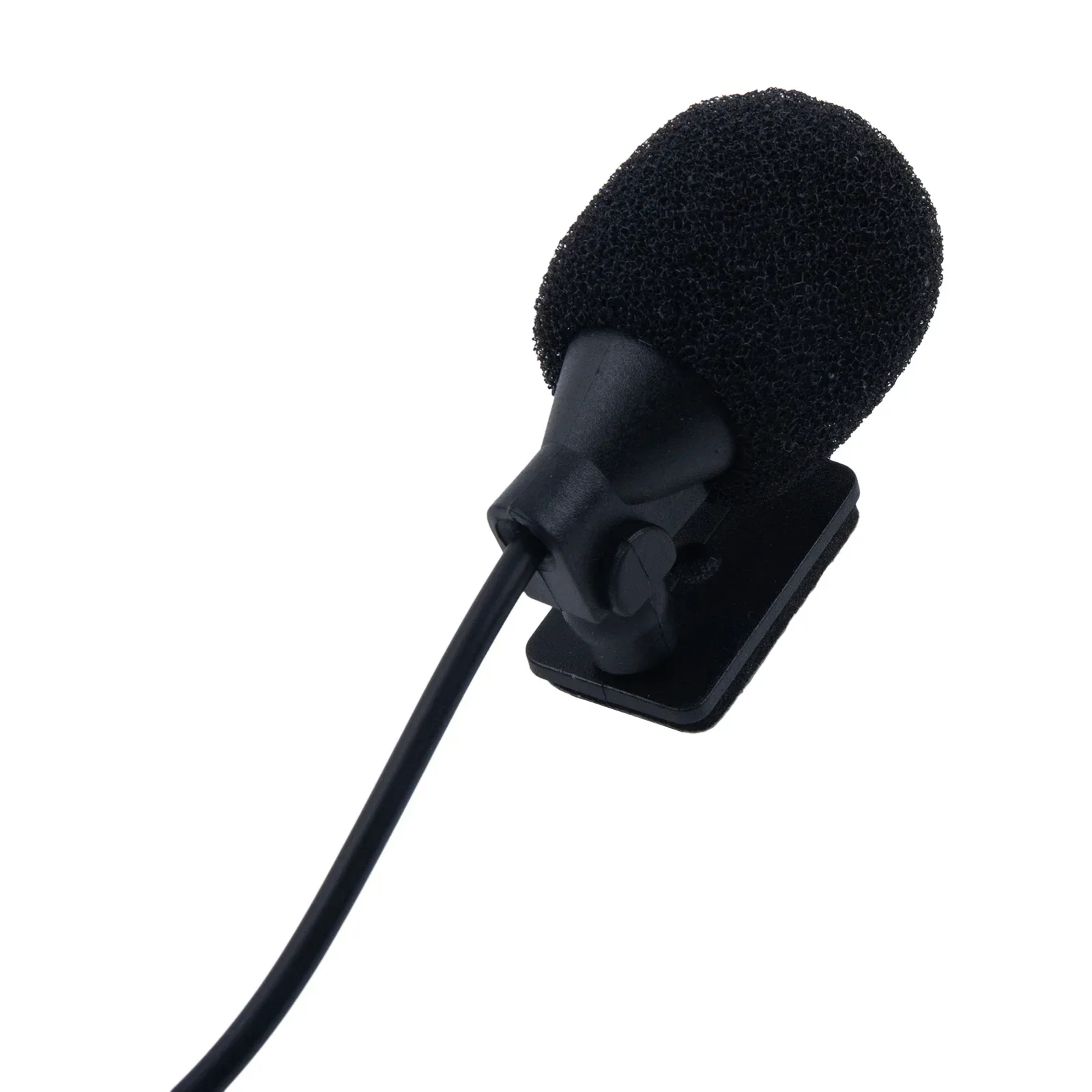 4.5V Mic External Microphone For Car Pioneer Microphone Stereos Radio Receiver 2.5mm Connector Plug 3 M Bracket,Windproof Foam