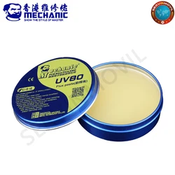 MECHANIC MCN-UV50 UV80 Solder Iron No-clean Welding Fluxes Soldering Paste for Mobile Phone PCB/BGA Soldering Repair Tools