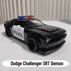 Scale 1/36 Dodge Challenger SRT Demon Car Model Replica Diecast Mini Vehicle Decor Xmas Gift Kid Boy Toy