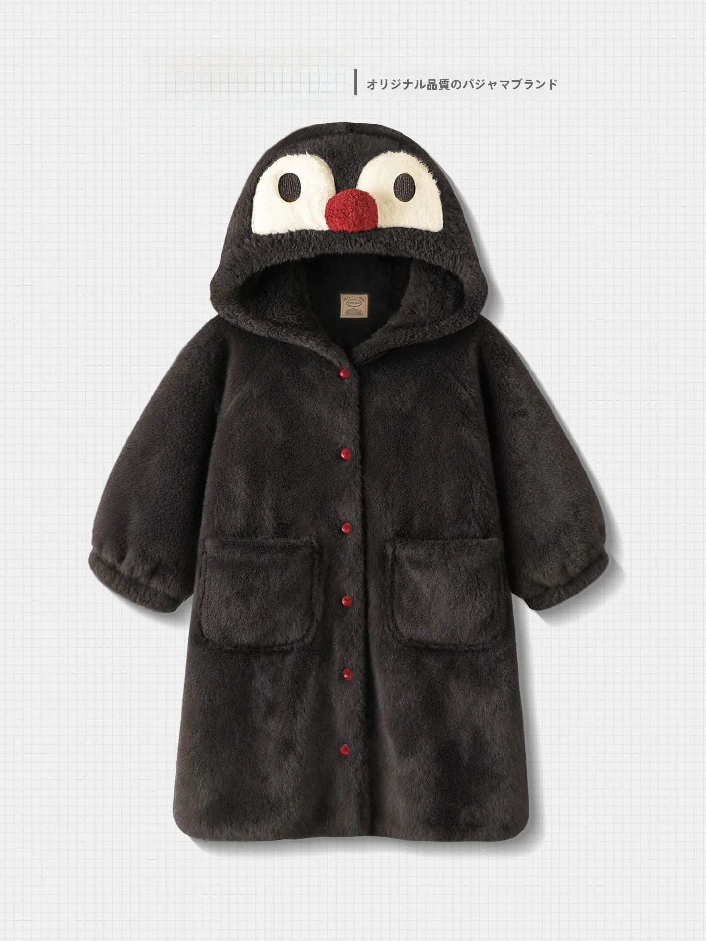 thi-coral-fce-spwear-femmes-sle-2025-nouveau-hiver-haut-de-gamme-chaud-pingouin-fille-robe-douce-maison-vetements-polyester-fiber