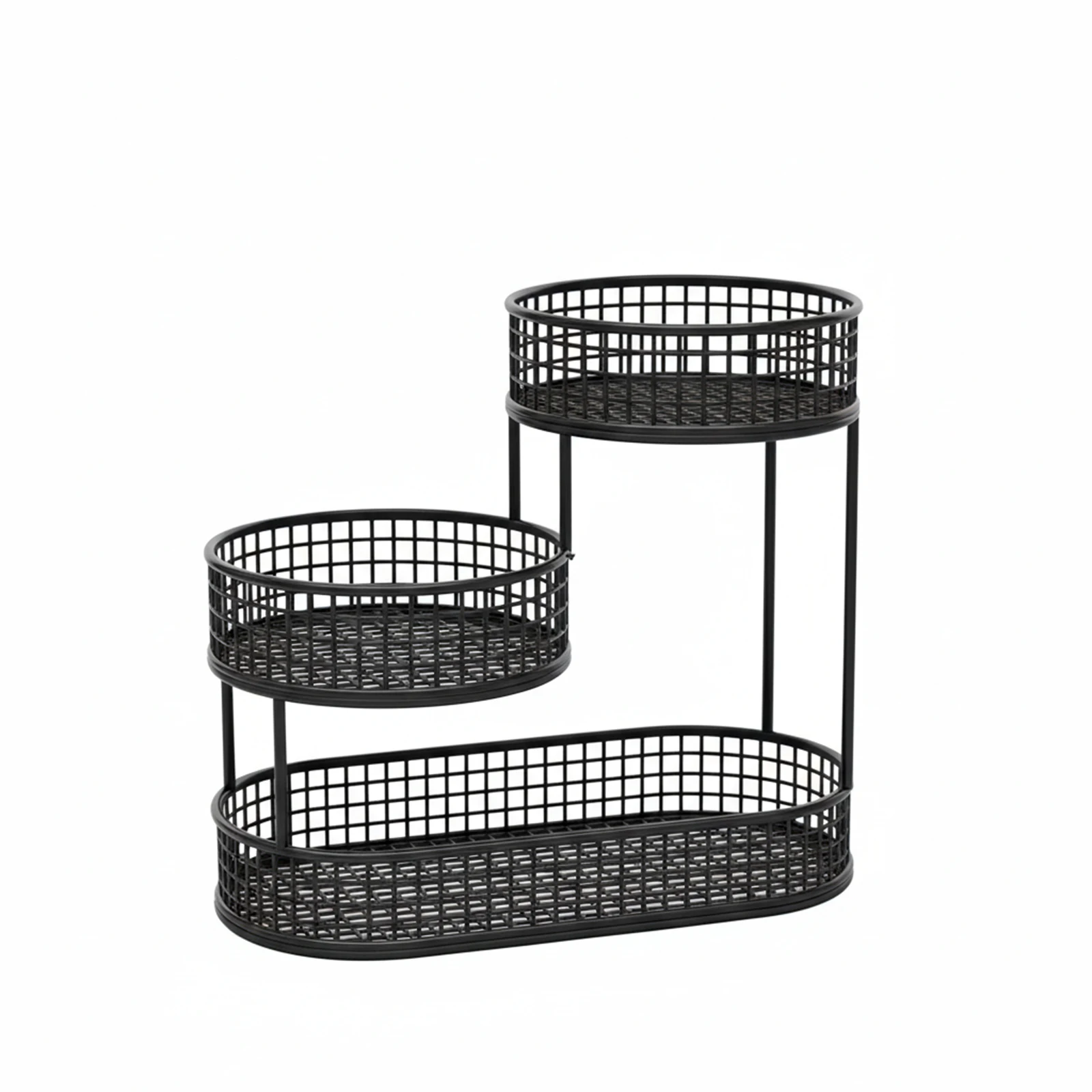 

Настольная корзина для фруктов, портативная многофункциональная корзина для хранения кухонного органайзера и столовой, стеллаж для хранения в ванной комнате