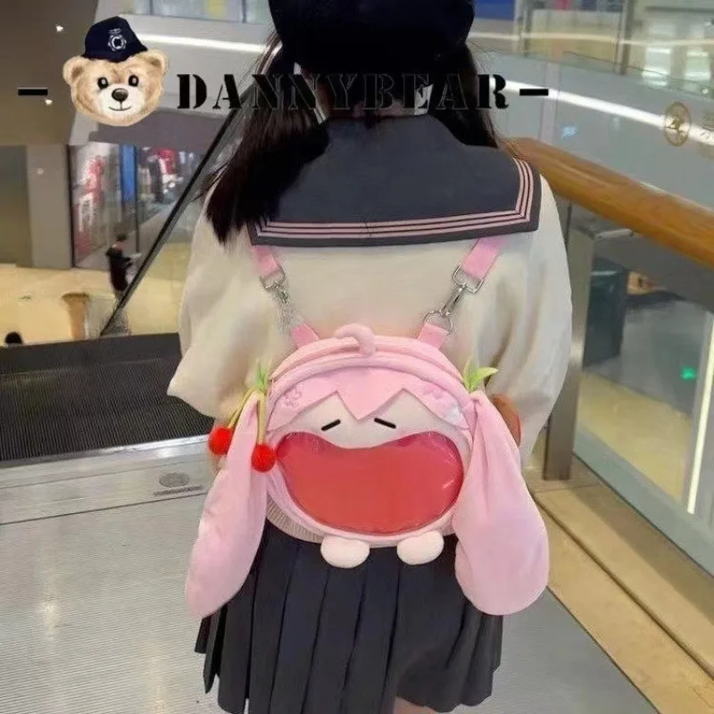 حقيبة كتف هاتسون ميكو حقيبة ظهر لطيفة للفتيات على شكل رسوم كرتونية كاواي حقيبة ظهر للطلاب لعبة هدية #6