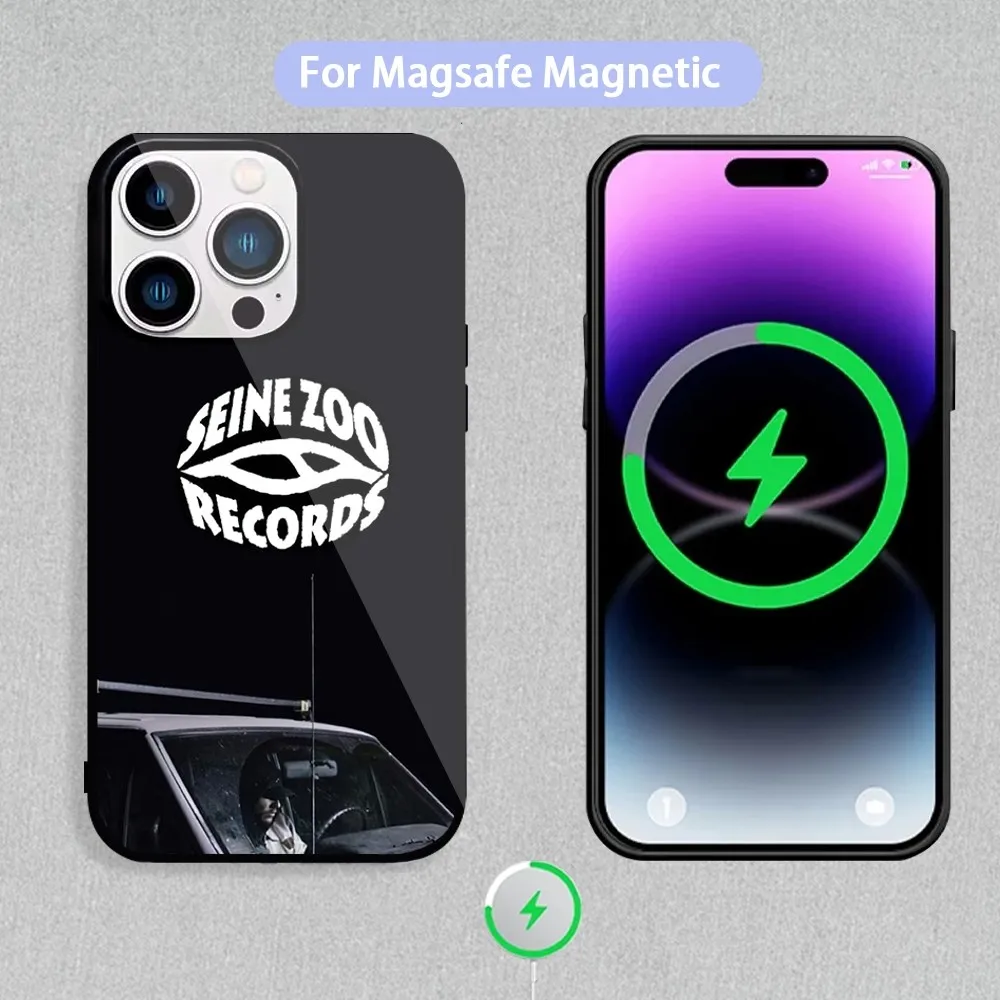 Rapper N-Nekfeu Ken Samaras Phone Case For Magnetic Inductive Charging iPhone 11 12 13 14 15 Max Pro Mini Plus Shell