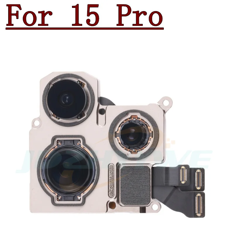 100% Tested Rear Camera For iPhone 15 Pro Max 15pro 15 Plus Back Facing Main Camera Flex Cable Mobile Phone Replacement Parts