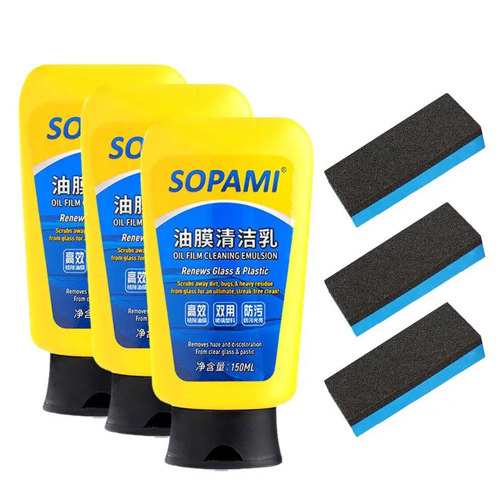 150ml Sopami Car Coating Spray Automotive Oil Film Cleaning Cream Emulsion Car Care Polish Renovator Product