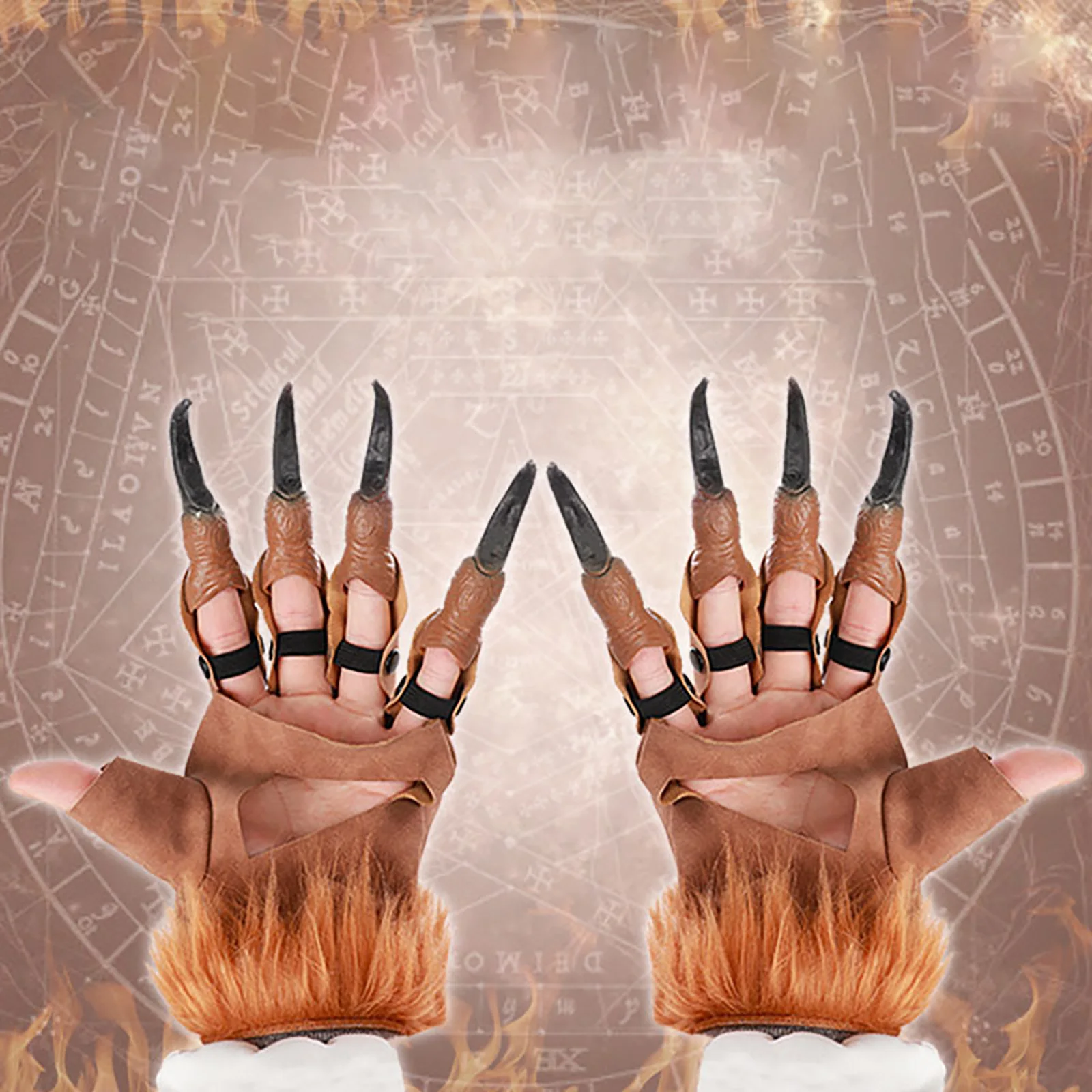 Herren Damen Drachenklaue Handschuhe Geist Horror Gruselige Handschuhe Halloween Cosplay Karneval Party Kostüm Requisiten Gefälligkeiten Zubehör