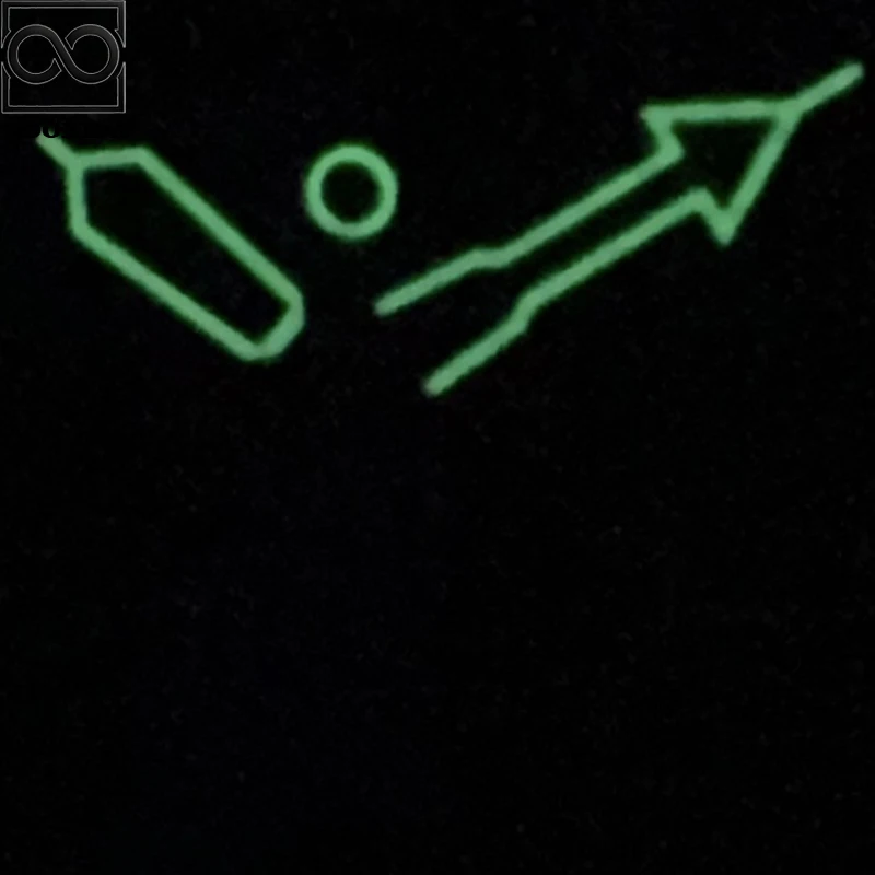 NOOKIDA зеленая светящаяся полая стрелка для часов Seiko NH35/NH36, механизм, игольчатые стрелки, винтажные аксессуары