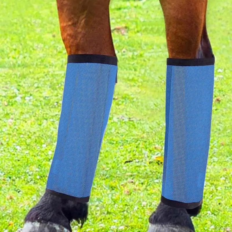 Horse Boots Set Of 4 Horse Reusable Leggins Fly Boots Fly Boots Horses Minimizes Leg Fatigue Reduces Stomping