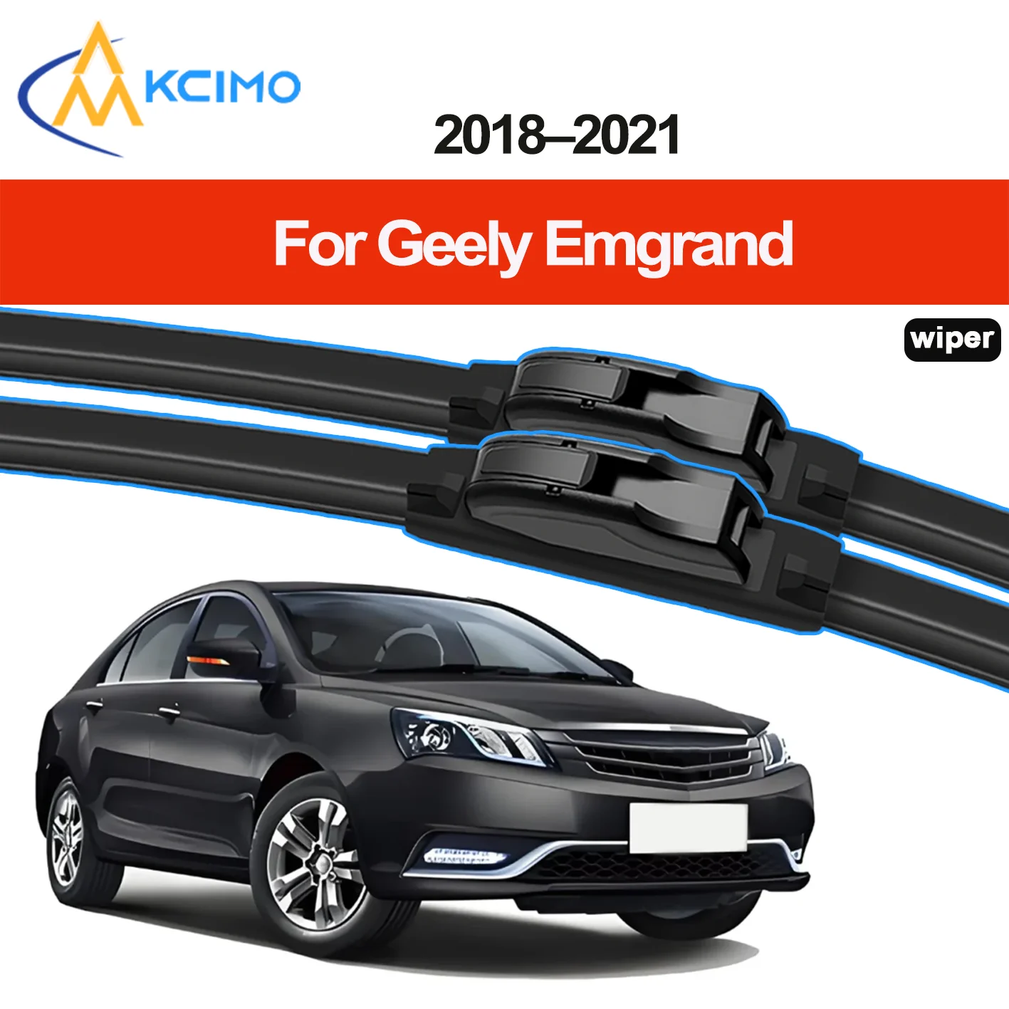 

2PCS New Front Windshield Wiper Blade for Geely Emgrand 2018-2021 Front Windshield Auto Wipers Blade Accessories 2021 2020 2019