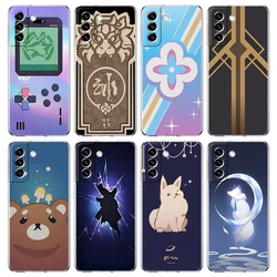 Phone Case For Samsung Galaxy S24 Ultra S23 FE S22 S20 S21 5G S10 S9 Plus S10E S8 Clear Honkai Star Rail Game Same Style Cover