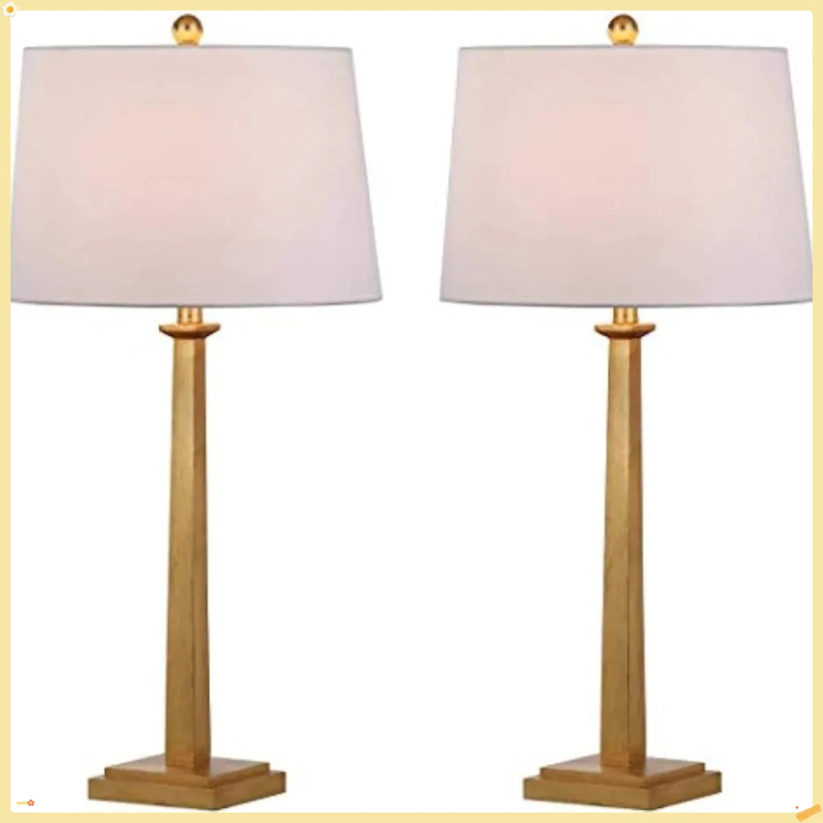 مجموعة الإضاءة 32 بوصة لغرفة النوم وغرفة المعيشة والمكتب المنزلي ومنضدة مجموعة مصابيح الطاولة مكونة من 2 (متضمن لمبات LED)