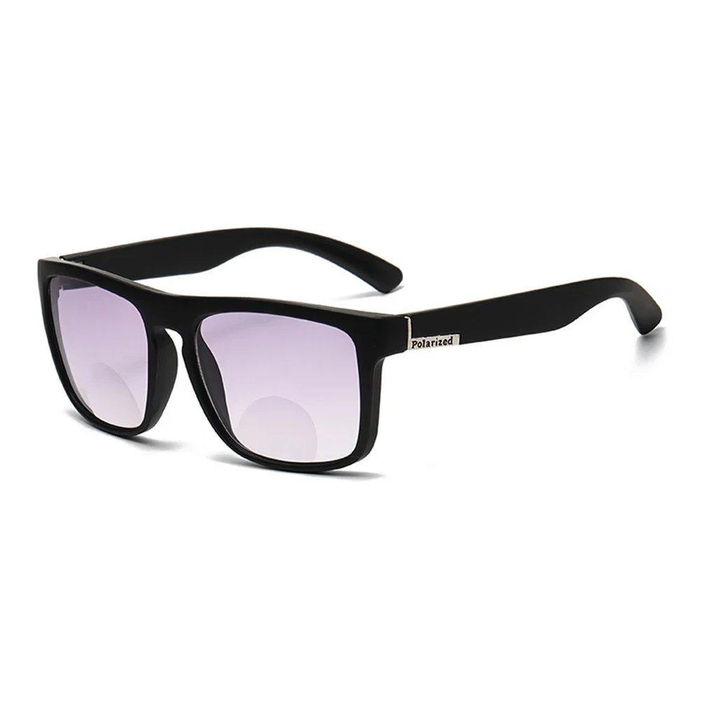 

Grey Lenses Bifocal Reading Sunglasses TR90 Oversized Square Comfortable Reading Glasses +0.75 To +4 UV Protection