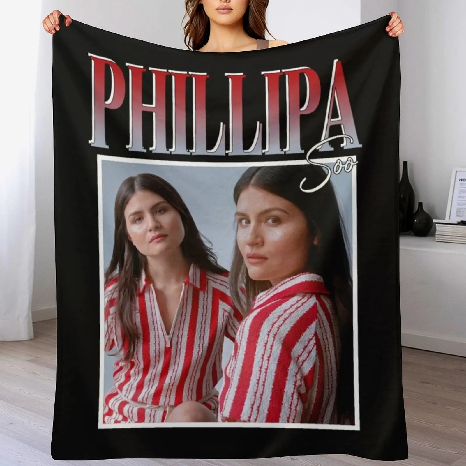

Phillipa Soo Classic T-Shirt Throw Blanket Decorative Throw Bed Blankets