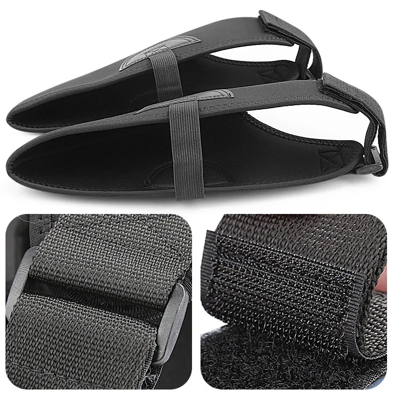 1/2pcs Ouble Ski Shoe Cover Waterproof Warm Shoe Cover Black Snow Boot Cover Protection Help Retain Up To Plus20 Degrees
