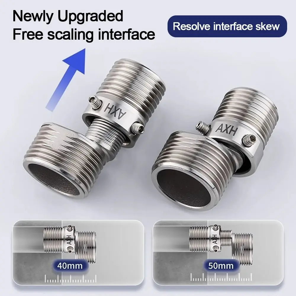 Stainless Steel Angled Curved Foot Angle Adjustment Lengthened Eccentric Screw Corner Thickened Wall Mounted