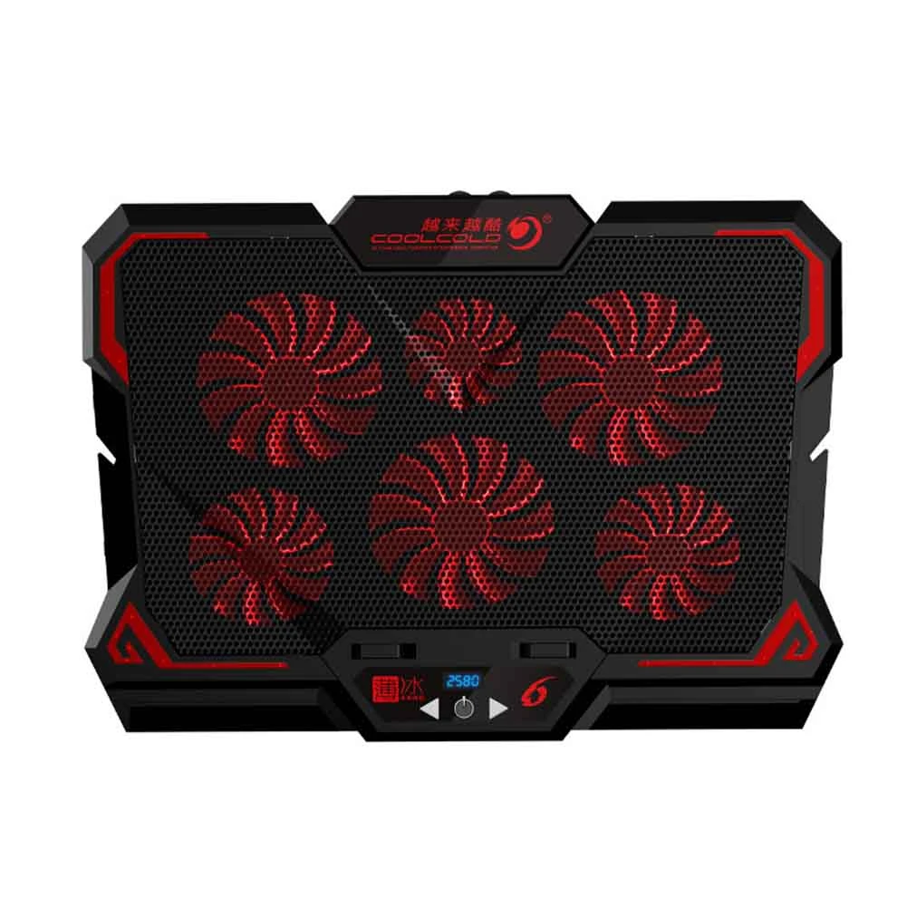 COOLCOLD Laptop Cooling Pad Gaming Laptop Cooler Laptop Fan Cooling Stand for 12.1-17.3 Inch Laptops A