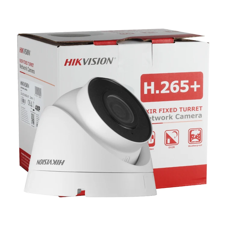 Hikvision DS-2CD1343G2-IUF 4MP POE IP Camera Ingebouwde Microfoon IR30M Securit CCTV Ondersteuning Bewegingsdetectie Torentje Bewakingscamera