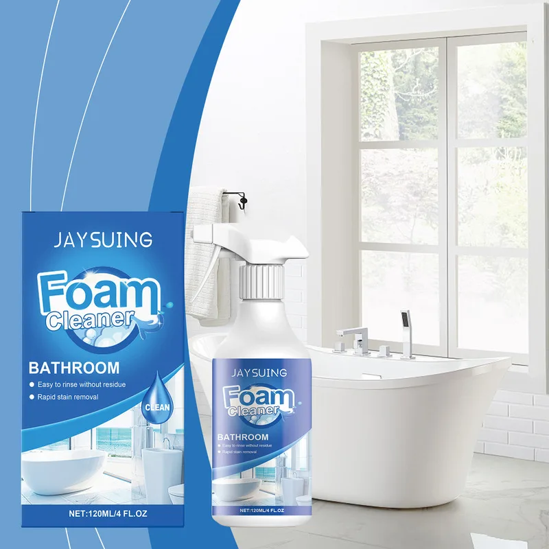 

Bathroom Cleaning Agent Foam Cleaner TileGlassBathtub Eliminates Water Stains Scale Easy To Use Bathroom Hygiene