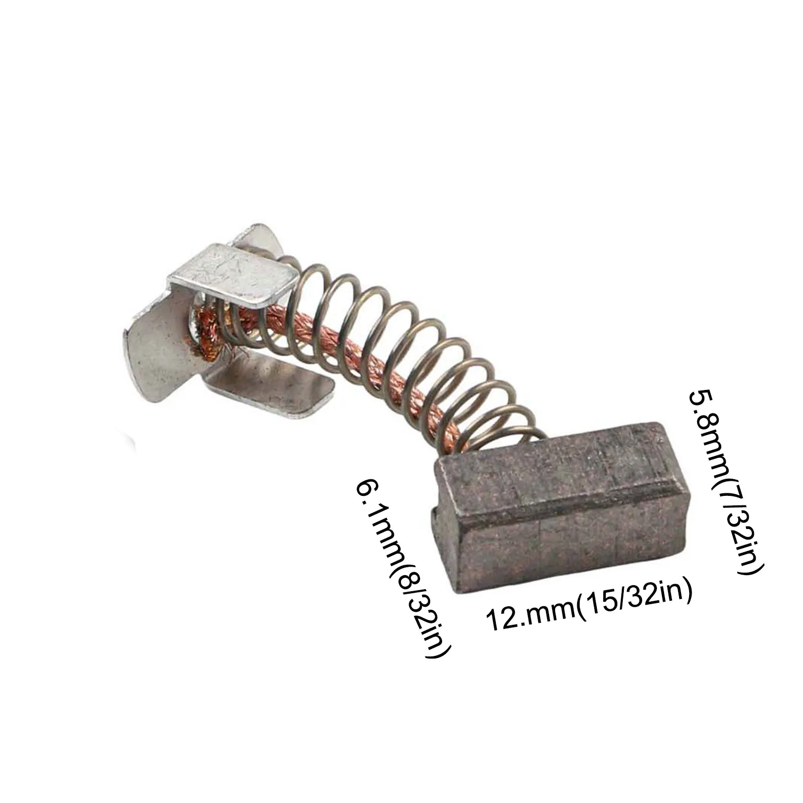 2 Pack Carbon Brush Set for Bosch Power Tool Motors Replaces Part 2609199169 Compatible with 25618 01 and 3601JA1310