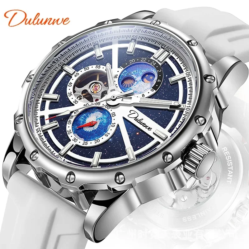 Watches for Men Hollow Full Automatic Mechanical Watch Night Glow Waterproof Man Watch Fashion Trend Men's Watch Reloj Hombre