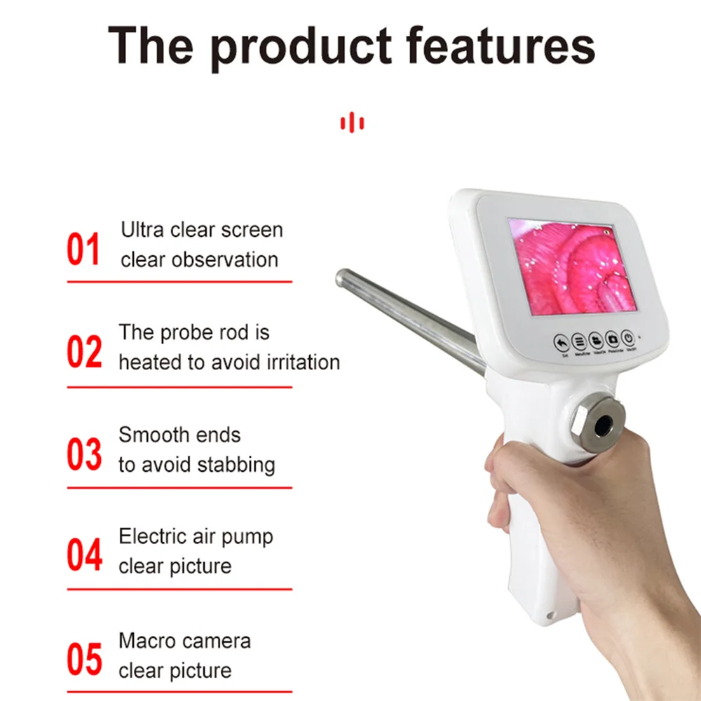Imagem -03 - Pistola de Inseminação Artificial Visual Bovinos Cavalos Vaca Ferramentas de Criação Veterinária Endoscópio de Fazenda de Pecuária Inseminação de Esperma ai