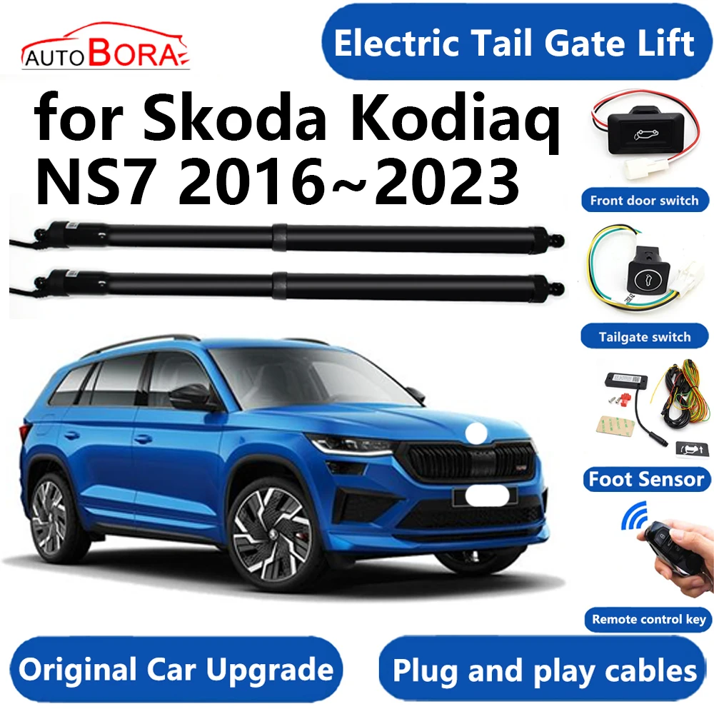 

AutoBora Car Electric Tail Gate Lift System Power Liftgate Kit Auto Automatic Tailgate Opener for Skoda Kodiaq NS7 2016~2023