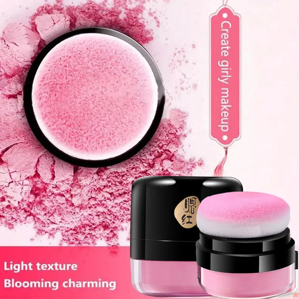 Cabeça De Cogumelo Em Pó Blush, Blush De Nevoeiro Suave, Blush Fino, Blush Matte, Maquiagem Natural Do Contorno Do Rosto, Bochecha Rouge