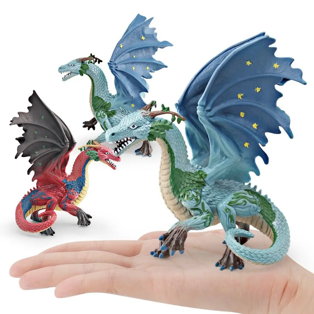 

Simulation Warcraft Dragon Mythical Creatures Toy PVC Handmad Myth Dragon Figures Crafts Funny Doll Dragon Animal Model