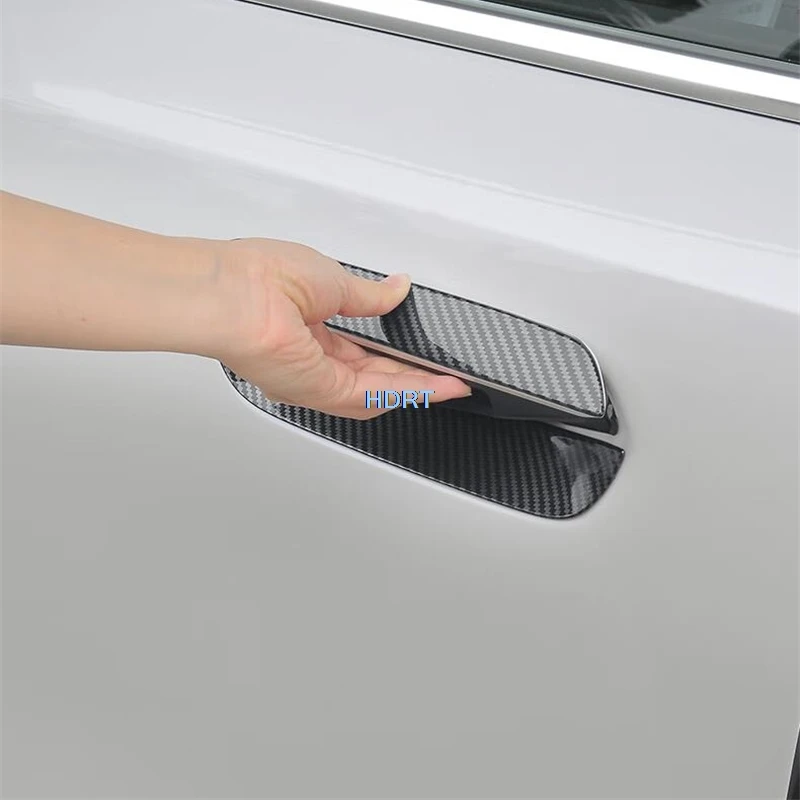 Car Styling Door Handle Cover Gate Bowl Trim Frame Protector Decoration Accessories Exterior Sticker For BMW 5 Series G60 2024 +