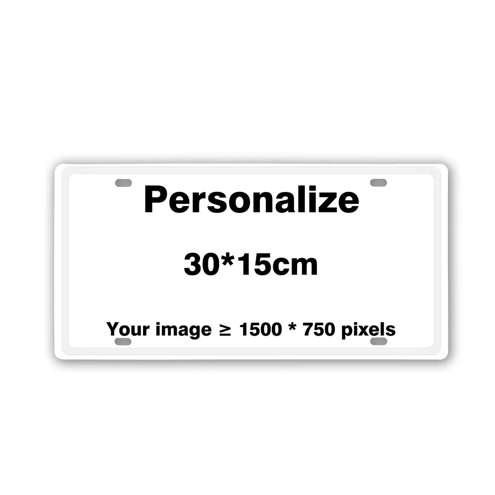 Aangepaste metalen blikken bord Vintage Wall Art Poster Personaliseer kamerdecoratie, Dropshipping groothandel gepersonaliseerd cadeau gratis ontwerp