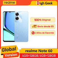 Global Version realme Note 60 Smatphone 5000mAh Battery 90Hz Eye Comfort Display 32MP Rear Camera IP64 Dust and Water Resistance