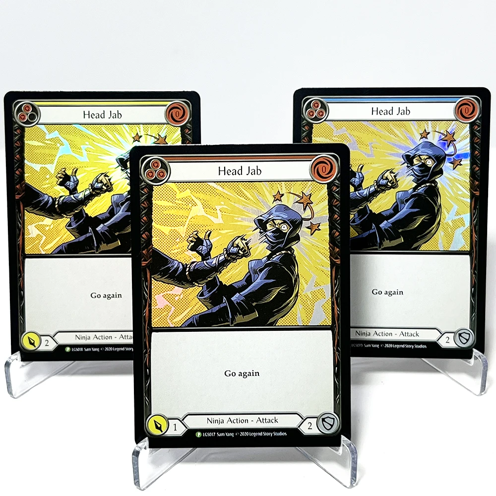 Flesh and Blood Rainbow Card Cold Foil Collection Cards Head Jab Fate Forseen Sca for a Scar Entertainment battles TCG Game Card