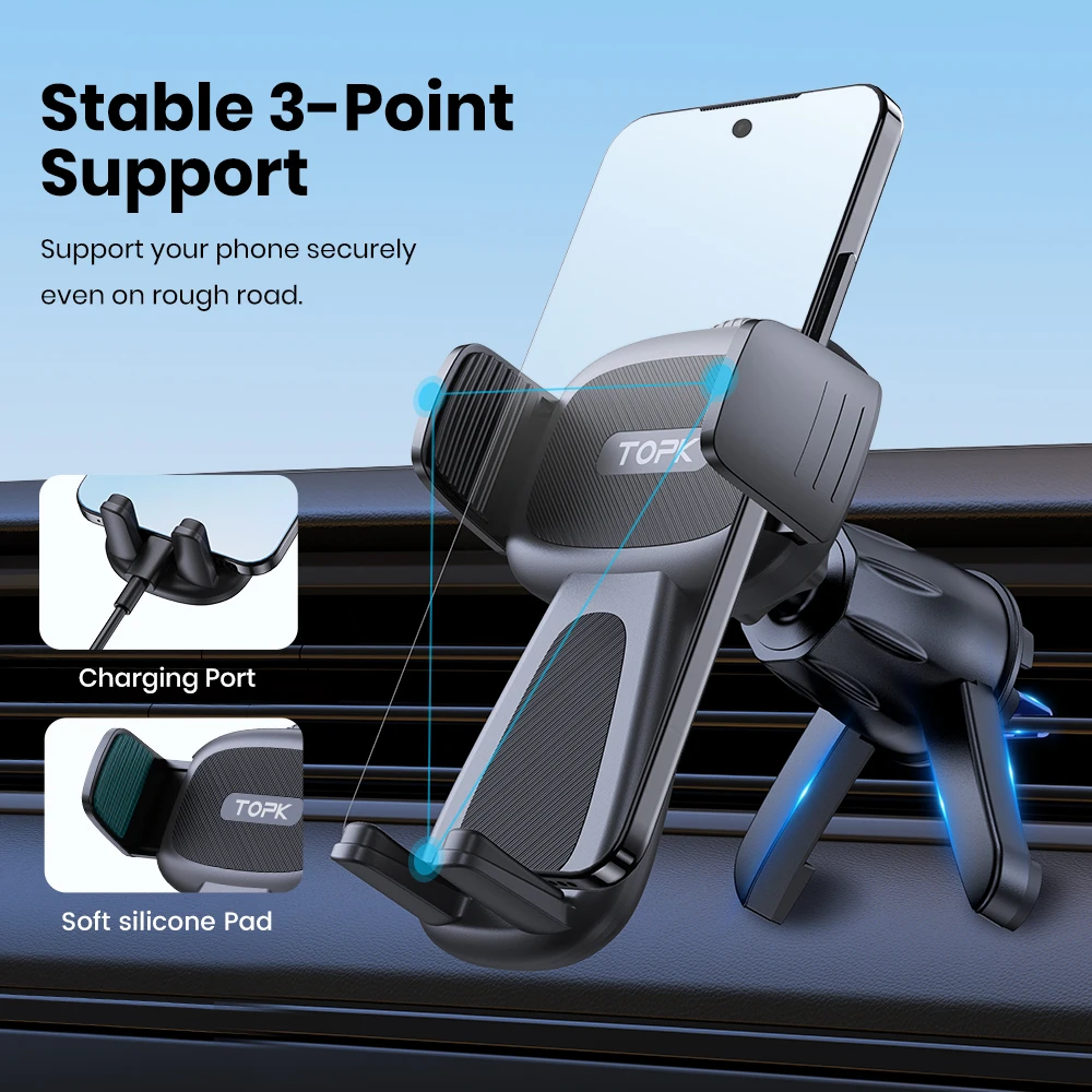 TOPK ที่วางโทรศัพท์สําหรับช่อง - Car Accessories Tablet Holder บทวิจารณ์และราคา