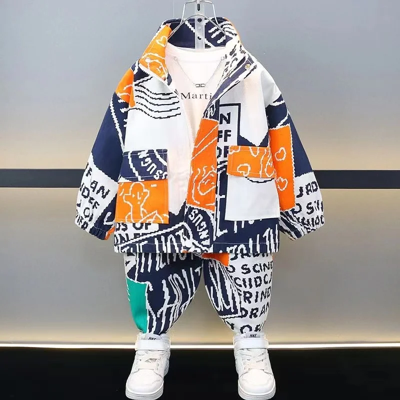 

Kids Clothes Boys Spring DenimSet For Baby Girl Clothing Set Coat And Pants Children Sport Suit Outfits 2024 New Kids Outfits