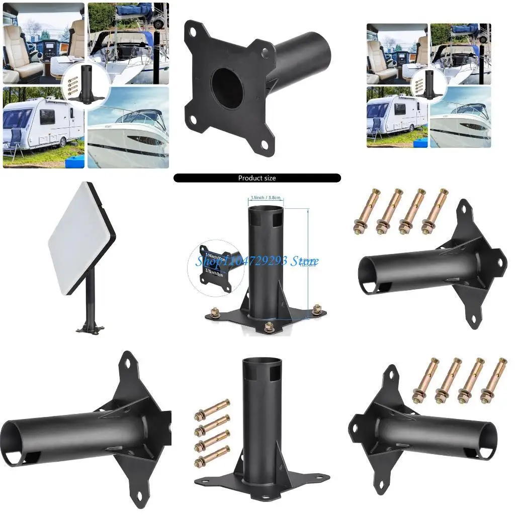 Y2GD Metal Mount Adapter Corrosion Resistant for Satellite V2 Dish Installation Mount