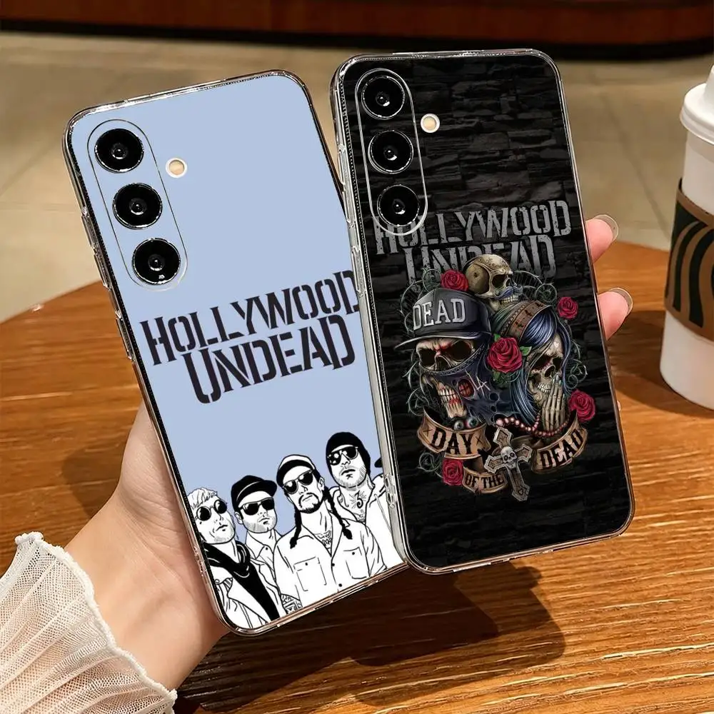 Чехол для телефона Band H-Hollywood Undead для Samsung A10,12,20,21S,30,31,40,50,51,52,70,71, прозрачный чехол