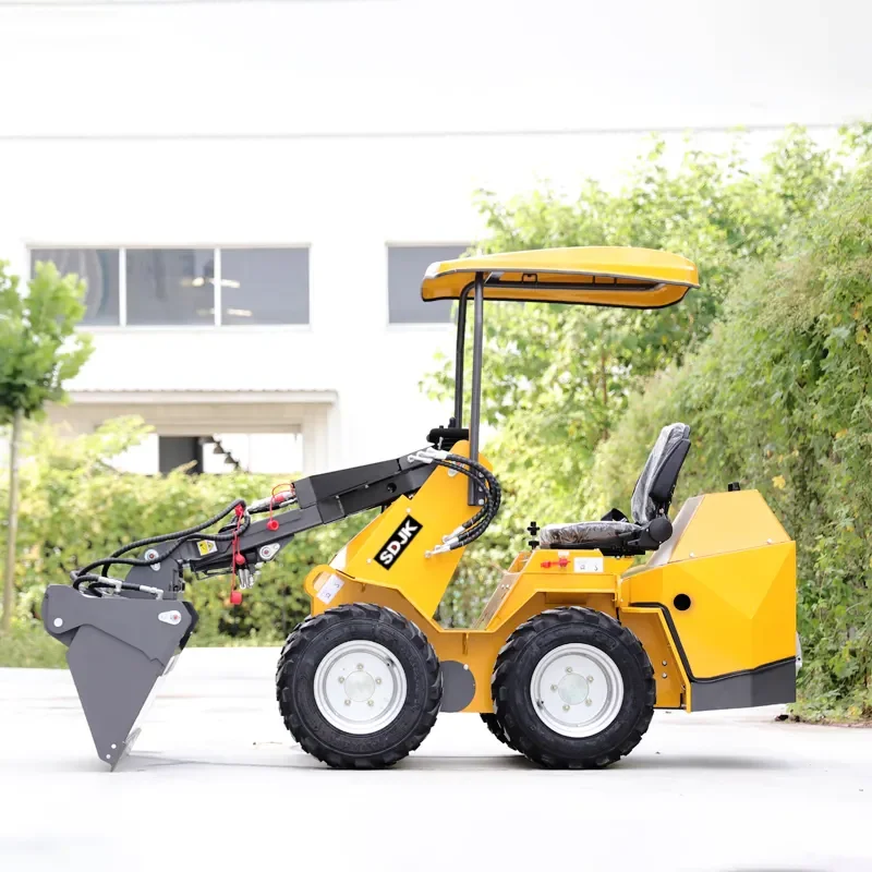 ผู้ผลิตจีนยี่ห้อใหม่ Skid Steer Loader ราคาถูก Mini 500Kg Front End Loader CE EPA เครื่องยนต์ได้รับการรับรอง Mini Loaders ขาย